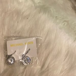 BRAND NEW silver Michael Kors earrings